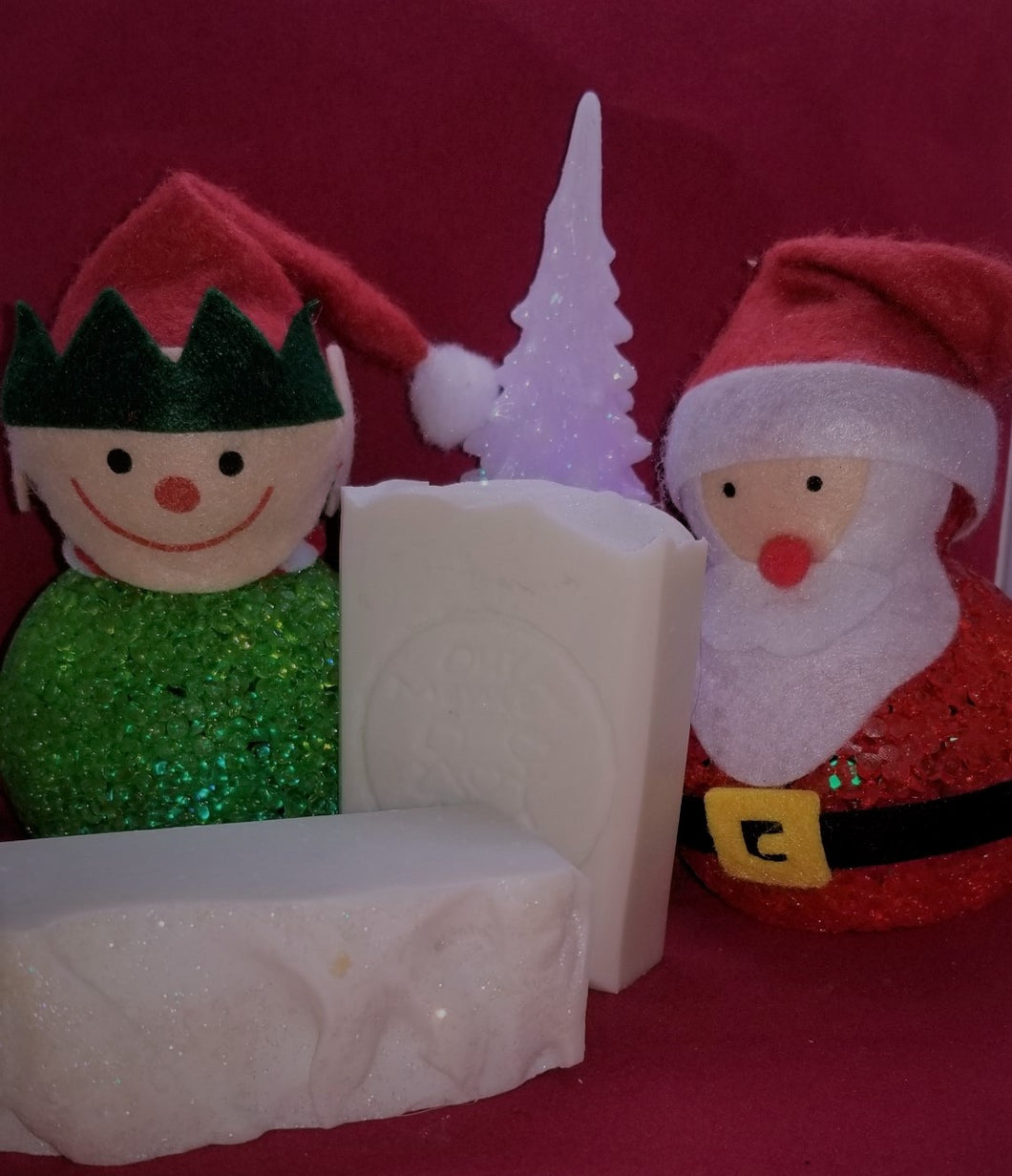 White Christmas Soap