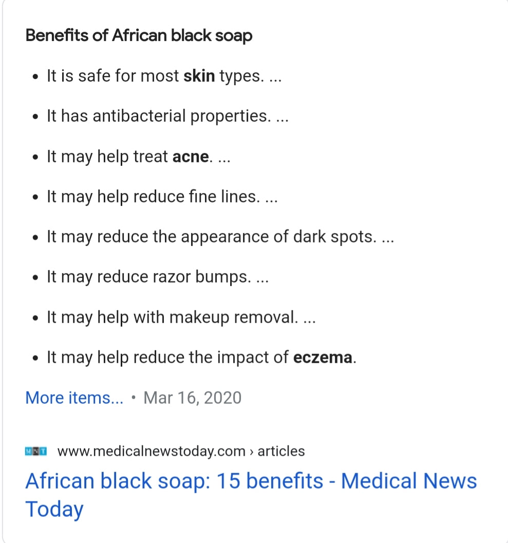 Liquid African Black Soap 4.5oz.